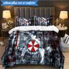 Umbrella Symbol 3pcs K-pop Music Group Bedding set,Ideal for Bedroom, Dormitory,Including Duvet Cover And 2pcs Pillowcases,Fan Gifts