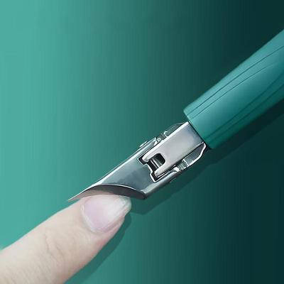 Anti-Splash Nail Clippers Large Thick Hard Special Nail Clippers Sharp Diagonal Pliers Nail Scissors Household Manicure Tools