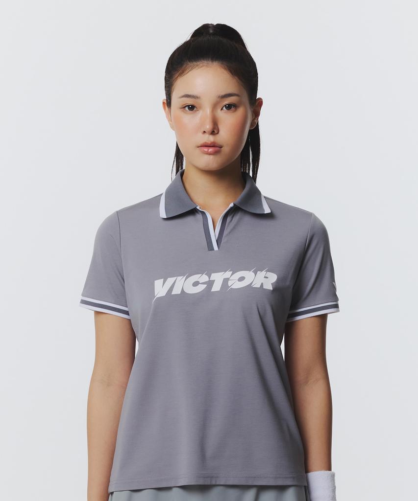 Bigteo Noble Badminton Women'S Collared T-Shirt (Vt26Ats001F)