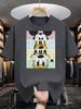Disney Mickey and Friends Pattern Printed Tshirt Large Size Summer Mens Womens Casual Fashion Parent Child Top Daily Comfort