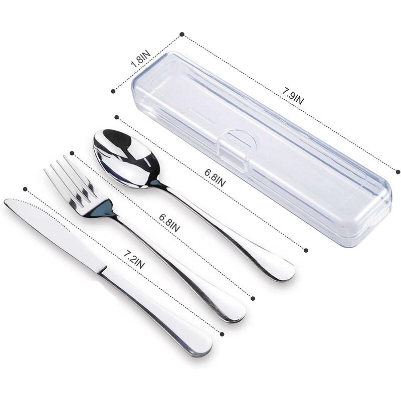 Abay Reusable Stainless Steel Portable Cutlery Set