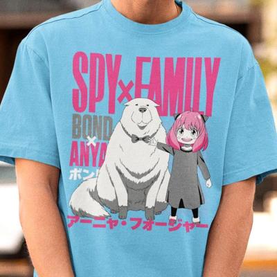 Anya and Bond Shirt, Spy X Family Tee, Anya Forger Gift, Kawaii Anime Tshirt
