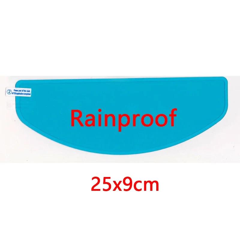 1/2Pcs Helmet Rainproof Film for Motorcycle Helmet Lens Fog Resistant Safety Driving Nano Coating Sticker Film Helmet Accessorie