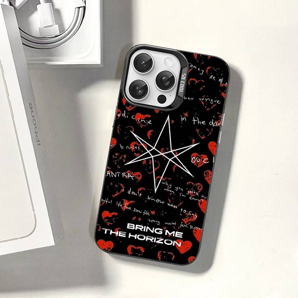 

Rock Band B-Bring M-Me The H-Horizon Phone Case For IPhone 17 16 Plus Pro Max 15 14 13 12 11 Matte Colorful Covers iPhone 12