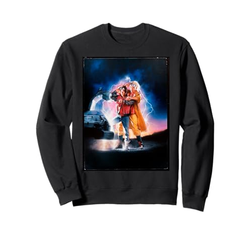 Back to the Future Time Travel Movie Poster Sweatshirt