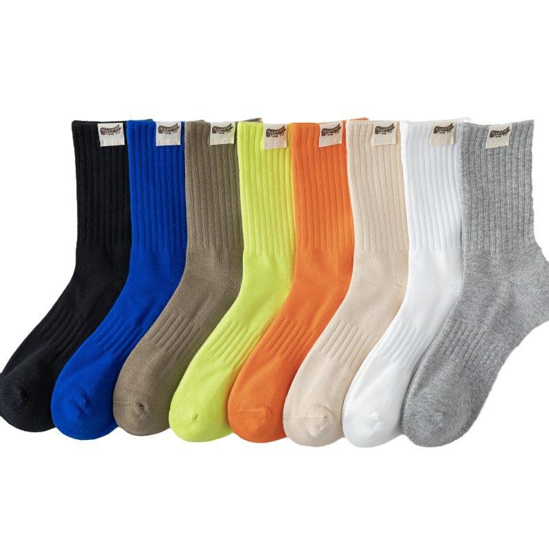 Cityboy Unisex Trendy Mid-Calf Skateboard Socks - Thick Towel Bottom, Street Style, Cotton Fabric