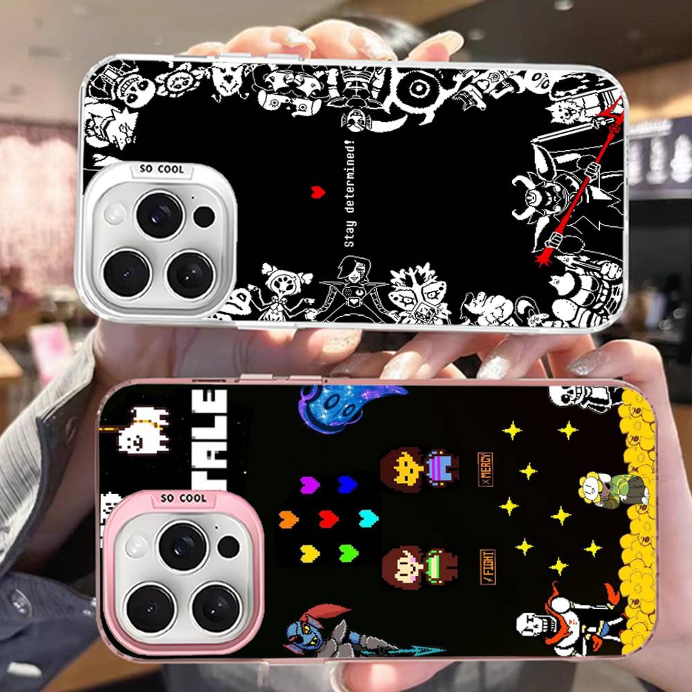 U-Undertale Phone Case For IPhone 17 16 15 14 13 12 11 Pro Max Plus Color Silver Cover