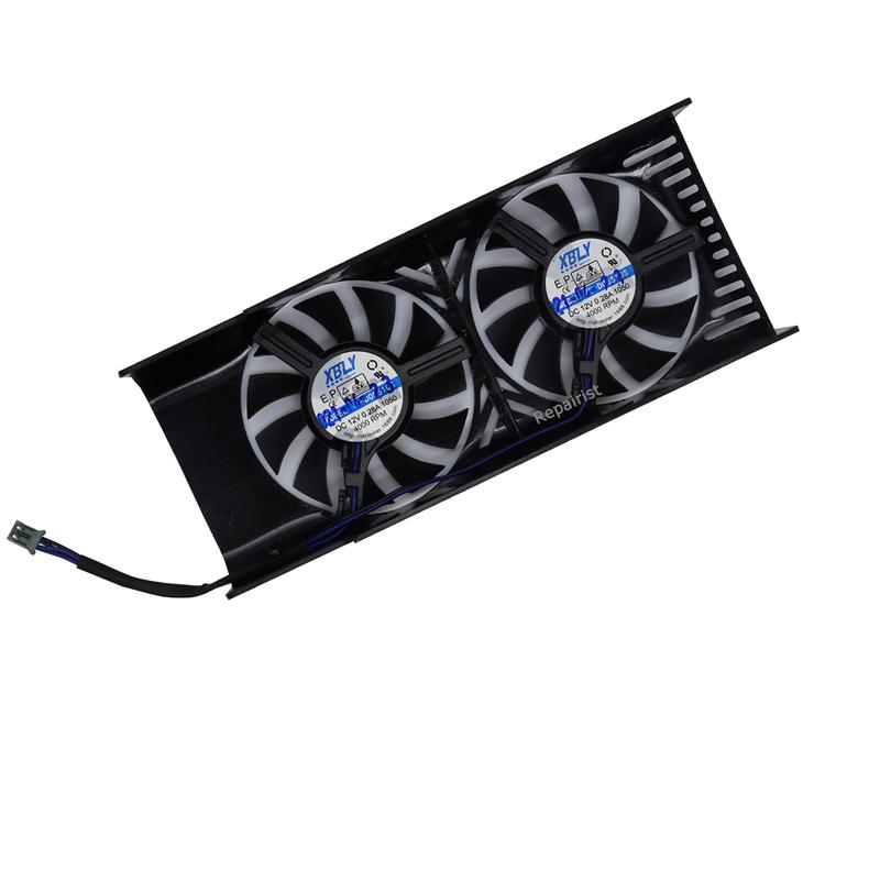 Video Card Fans,GPU Cooler,4800rpm XY-D05510S For MSI GTX 1650 Low Profile,4000rpm XY-D05510S For MSI GTX 1050Ti 1050 LP