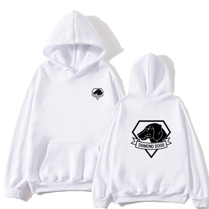 Metal Gear Solid V 5 Diamond Dogs Printed Pattern Hoodie Sportswear Autumn/Winter Men's/Women's Casual Street Harajuku Y2K