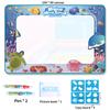 Magical Water Canvas Children's Learning Blanket Water Writing Cloth Repeated Graffiti Water Painting Blanket Large Watercolor Graffiti Pad