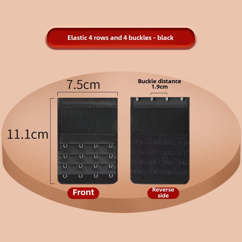 Extensie elastică pentru sutien cu cataramă din oțel inoxidabil - 2x3, 3x3, 4x4 rânduri