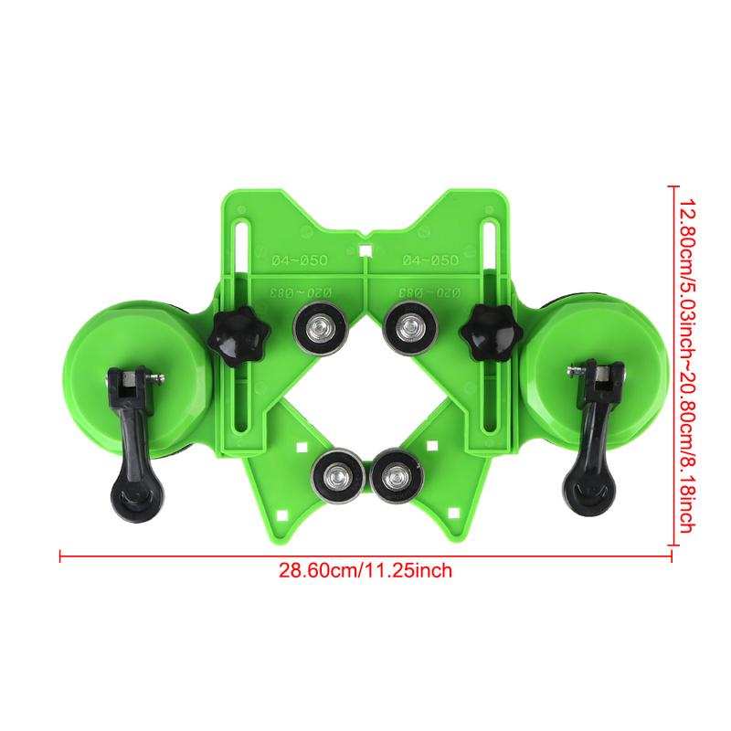Punch Drill Guide Drills Guide Hole Locator Glass Tile Opening Locator Double Suction Cup Hole Centering Positioning 4-83mm