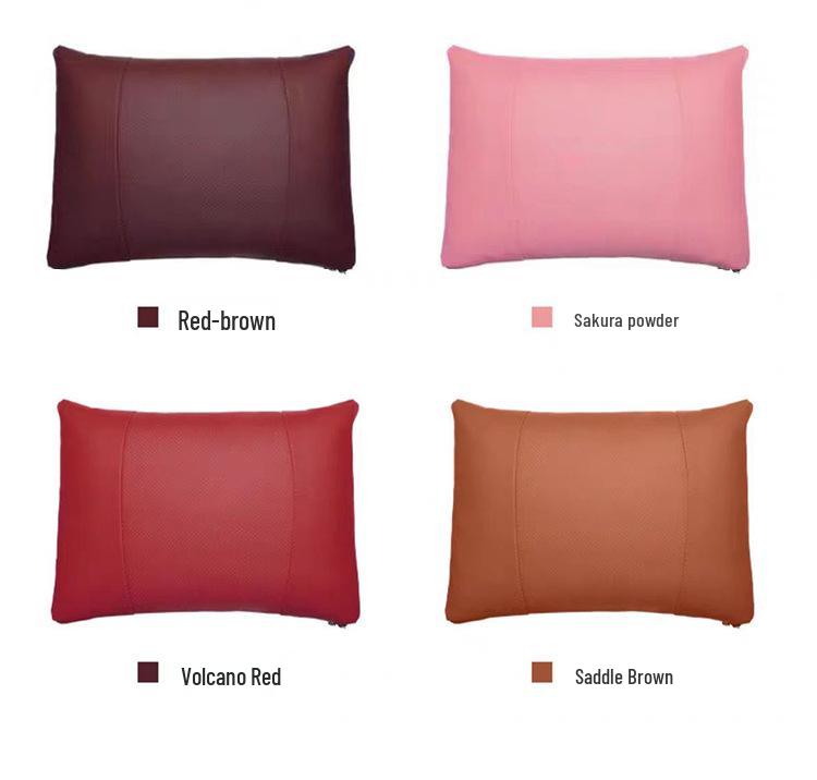 Multi-Functional Nappa Leather Lumbar Support Cushion & Air Conditioning Blanket for BMW, Mercedes-Benz, and Land Rover