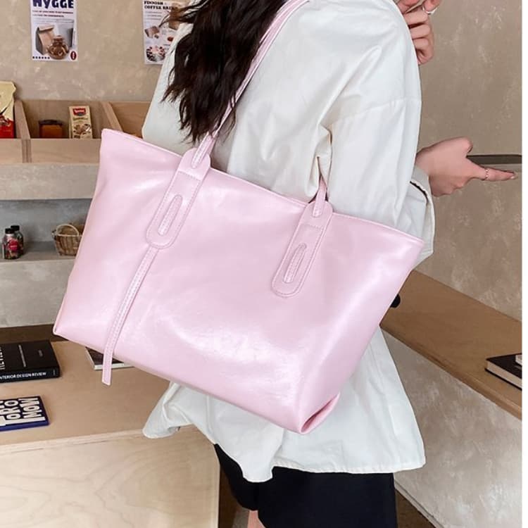 Borsa a tote di grande capacità borsa a spalla da donna