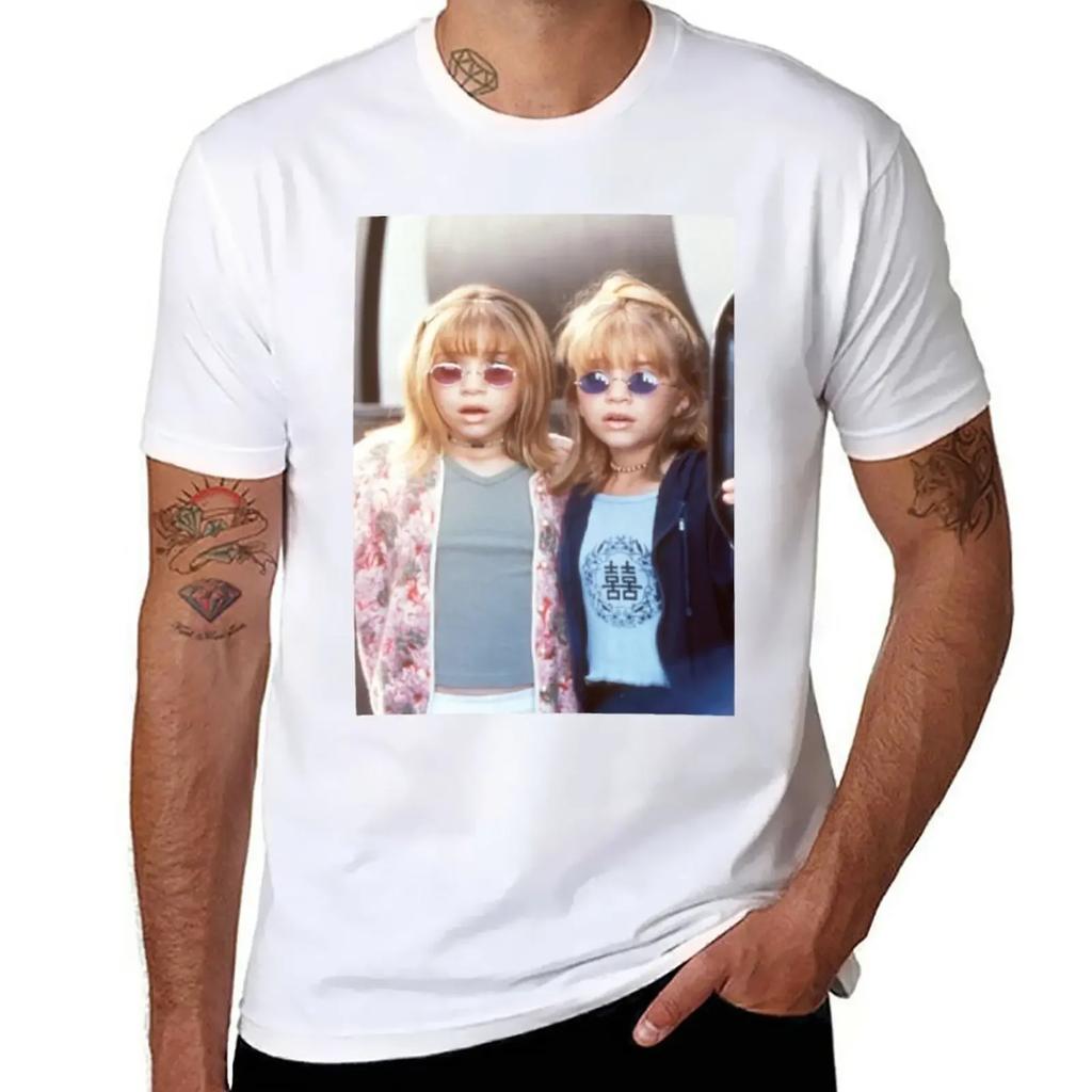 Ashley and Mary Kate T-Shirt sublime vintage clothes fitted t shirts for men