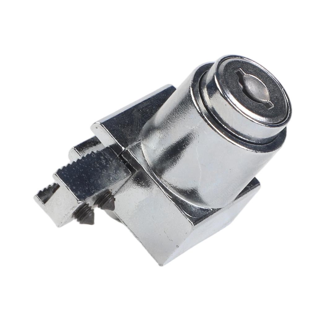 Cerradura de Vitrina de Seguridad con Mecanismo de Puerta Corredera y Llaves Aleación de Zinc Anti para Vitrinas de Cristal de 5 8 mm