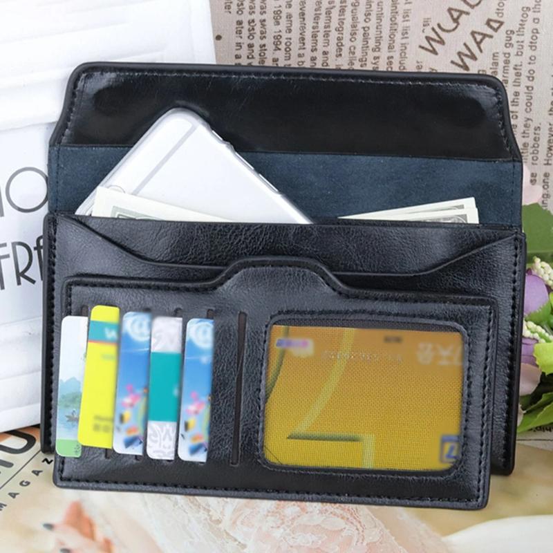 Genuine Leather Women Wallet Clutch Large Capacity Ultra-thin Long Wallet Stylish and Simple Multifunctional Handbag