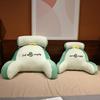 Cartoon Anime Lumbar Pillow With Plush Cover For Bed Couch Support