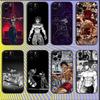 Funda de Teléfono Anime G-Grappler B-Baki Para iPhone 16,15,14,13,12,11,Pro,X,XS,Max,XR,Plus,Mini Funda Negra Blanda