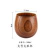 Wooden Big Belly Cups Japan Style Milk Water Cup with Handle Beer Coffee Milk Tea Mug Handmade Natural Kitchen Bar Drinkware Cup