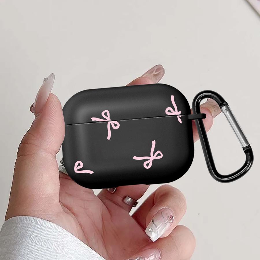 Case For Airpods Pro3 3 Pro2 2 4 1 Pro Earphone Cases Cover Cartoon Bow Heart
