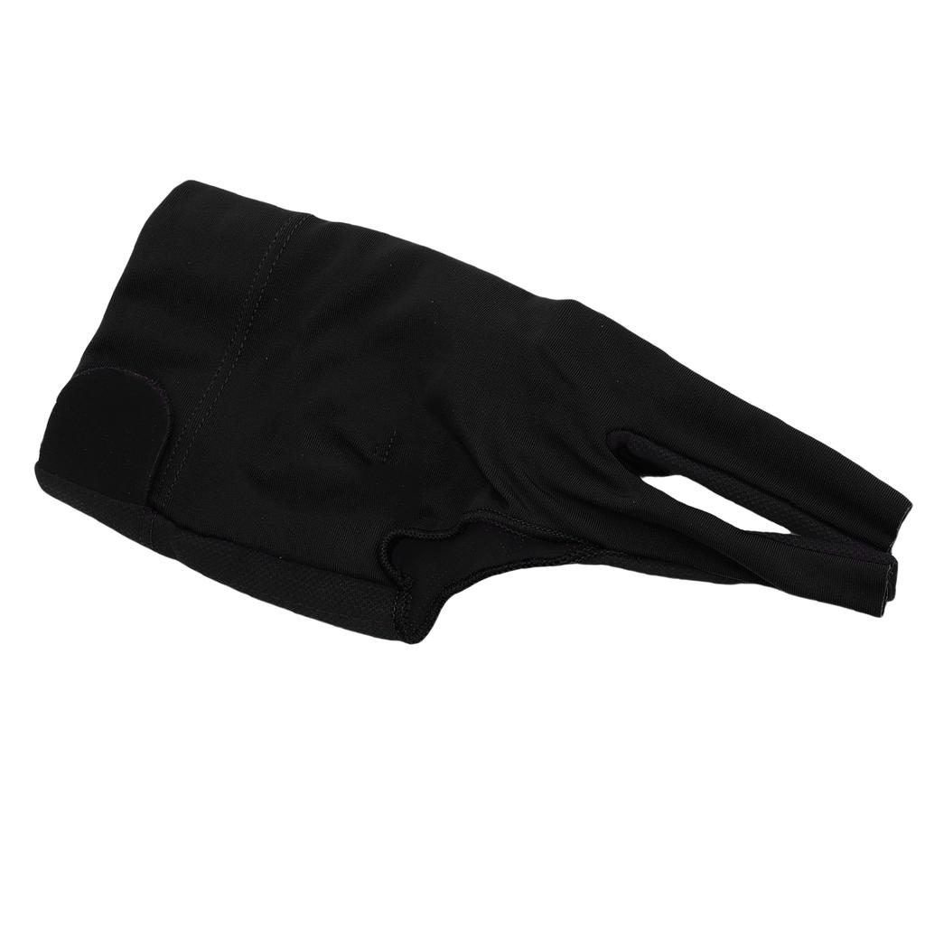 3 Finger Billiard Pool Glove Professional Breathable Anti Slip Right Hand Cue Sport Glove for Men Women Black