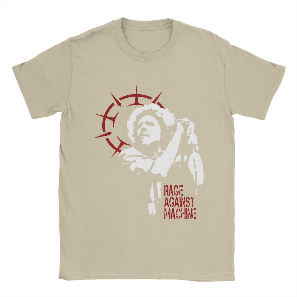 Vtipné tričko Rage Against The Machine pro muže, kulatý límec, 100% bavlna, krátký rukáv, tričko s potiskem, plus size oblečení