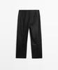 Masimodutti Lambskin Capri Pants