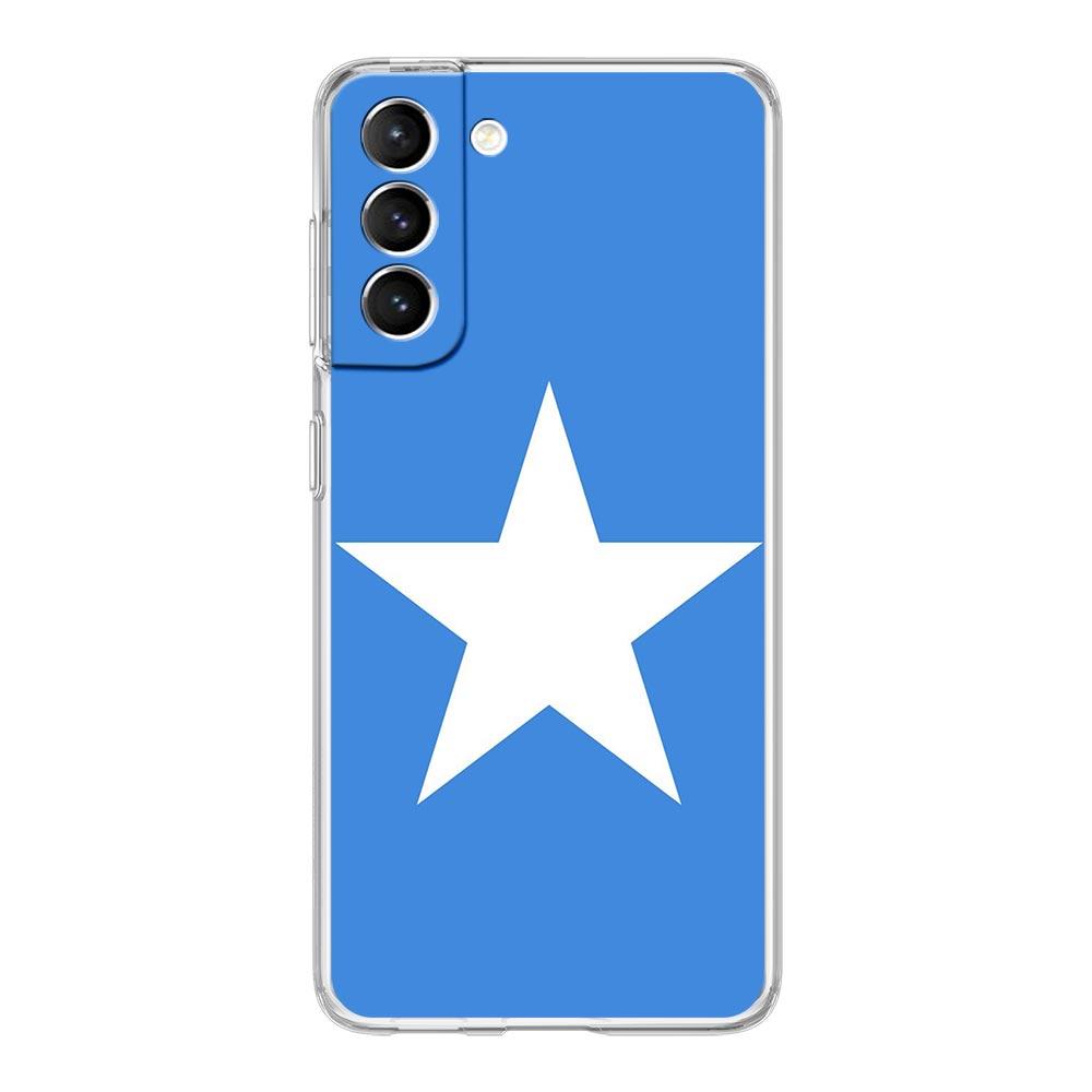 

Somali Somalia National Flag Phone Case For Samsung Galaxy S25 S24 Plus S23 FE S22 S21 S20 Ultra 5G S10 S10E Soft Clear Cover Samsung S25