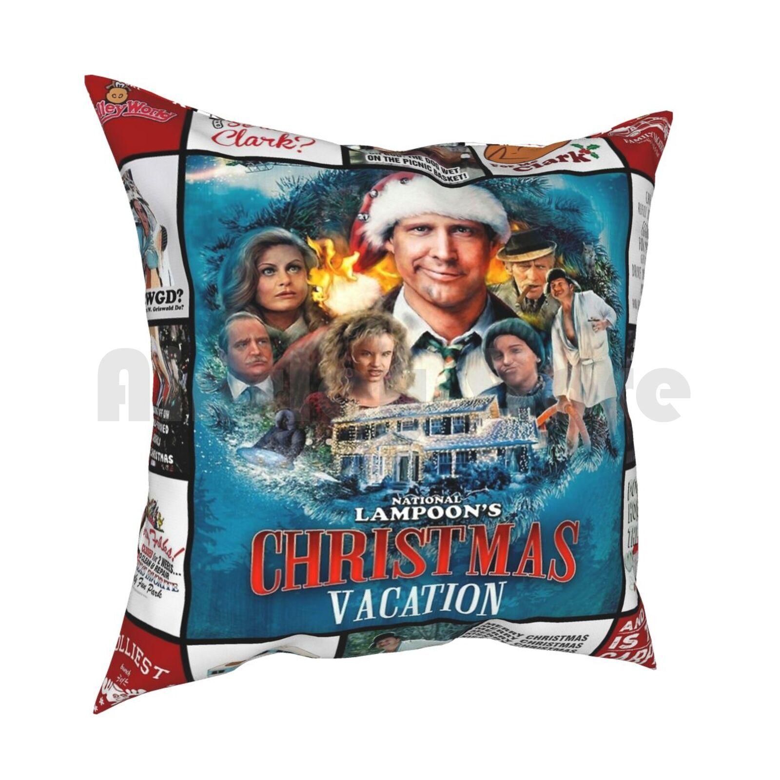 National Lampoon Christmas Vacation Pillow Case Printed Home Soft Throw Pillow Christmas Christmas Vacation Vacation 30x30cm 12x12in