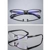 Trend Reading Glasses Men and Women Half Metal Frame Diopters Business Office Men Prescription Glasses  Oculos 0 To +4.0