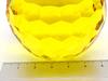 Crystal Glass Apple Figurine Apple Interior Feng Shui Suncatcher Miscellaneous Object [KKD] (60mm Yellow)