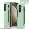 Slim Matte Case For Samsung Galaxy Z Fold 5 5G Case With Pen Slot Holder Hard Plastic Fold Shockproof Cover Skin Feel Protection Shell
