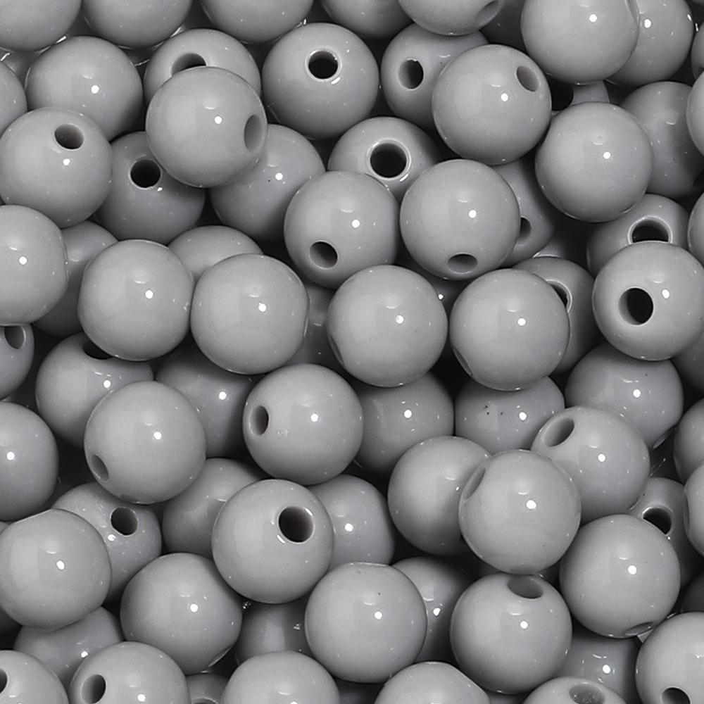 6/8/10/12/14/16/18/20mm Candy Colorful Spacer Beads Round Loose Acrylic Beads For DIY Bracelet Necklace Jewelry Making Wholesale
