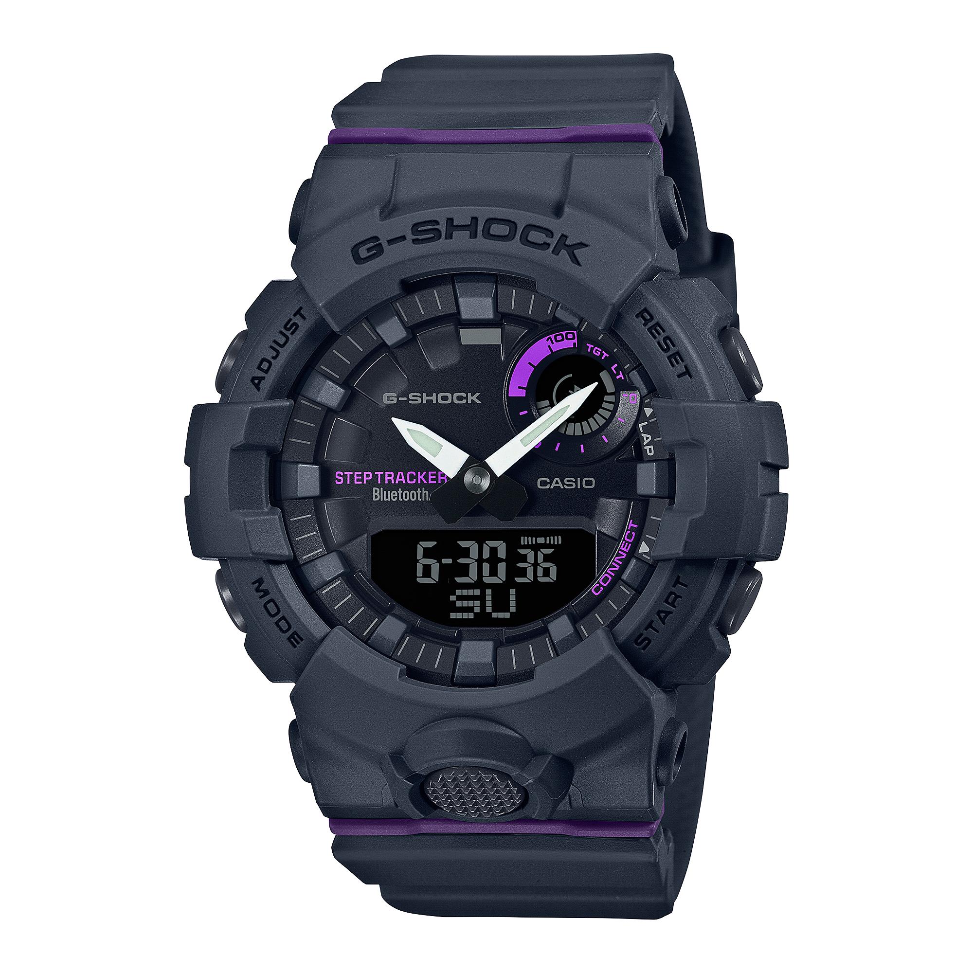 

Casio Men s Resin 200M Water Resistant Digital Shock Resistant Quartz Watch GMA-B800-8A серый