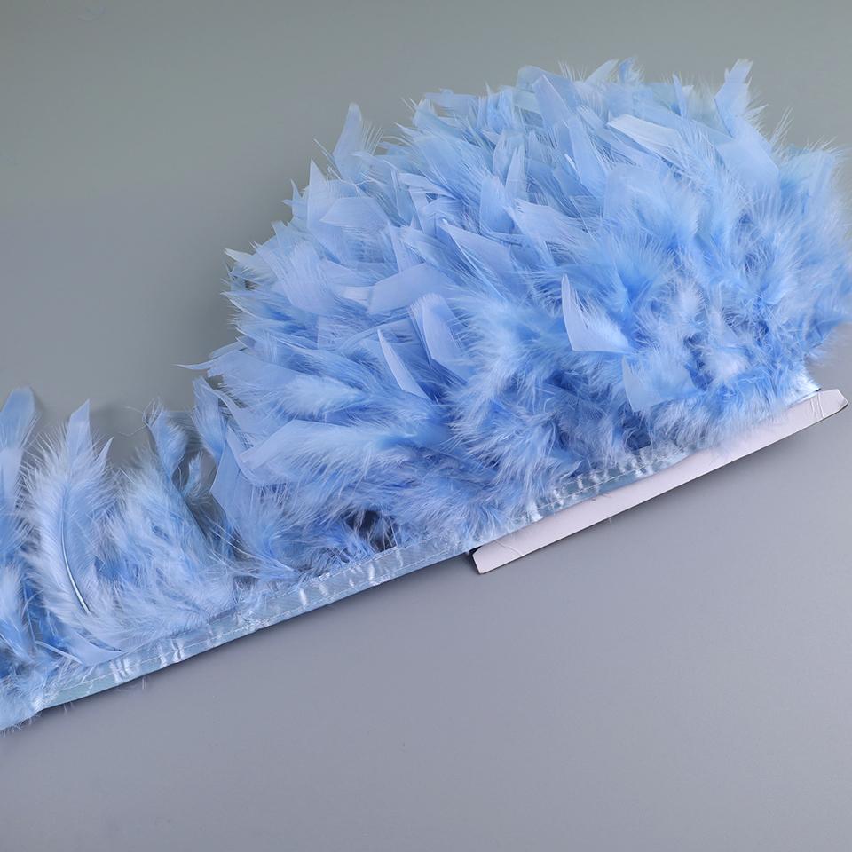Feather10-15cm Marabou Feathers Trim DIY Wedding Turkey Feather Ribbon Crafts Sewing Clothing Party Plume Handmade Home Decor