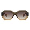 Modern Luxe Polygonal Sunglasses: Men's High-End European-American Street Style