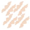 4 Pairs Soft Sponge Wear Resistant Heel Sticker Anti Blister Foot Protective Patch(Beige Thick Type 6mm )