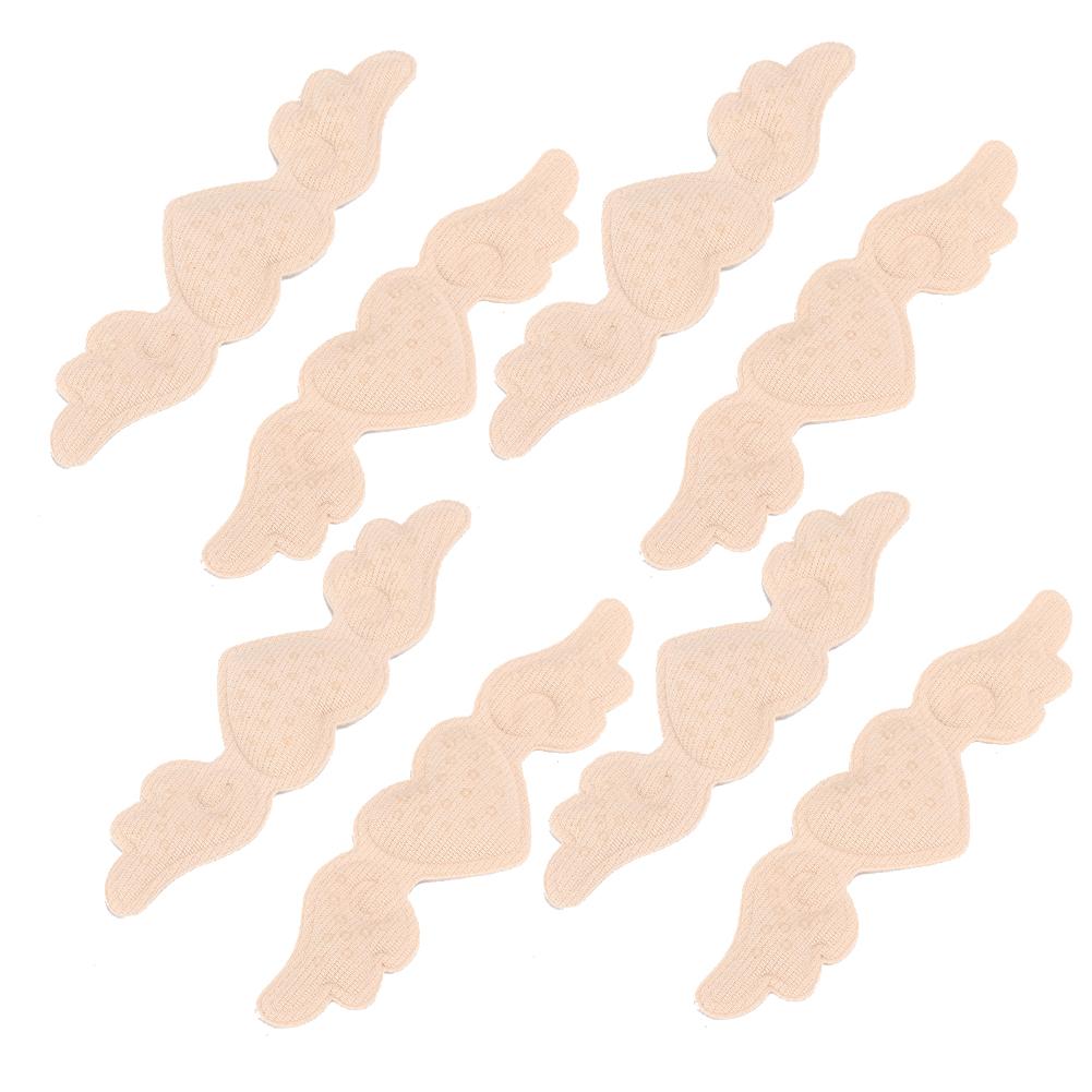 4 Pairs Soft Sponge Wear Resistant Heel Sticker Anti Blister Foot Protective Patch(Beige Thick Type 6mm )