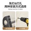 Multifunctional telescopic shoe rack Wall-mounted non-punching bathroom bathroom toilet rack Household all-metal storage rack