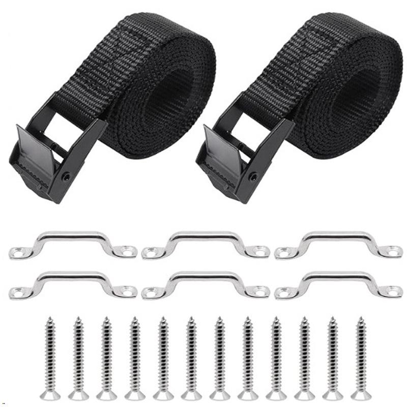 "Stainless Steel 304 Adjustable Tension Buckle and Binding Plate for Marine Yacht Accessories."