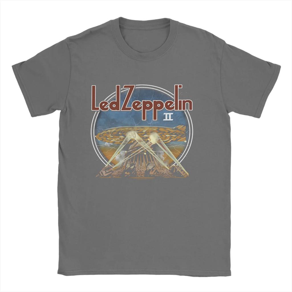 The Mother Ship Led Zeppelin T-Shirt Man  Vintage T Shirts Summer Comfortable Leisure Tees Pattern Big Size Clothes