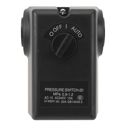 Luftkompressor Tryckströmbrytare 12kg Kraftig Enkelport Pump Tryckregleringsströmbrytare 0.9?1,2 MPa