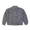 Denim Chore Trucker Jacket Stripe