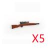 Military Building Blocks Accessories Soldier Figures Weapons Guns Mini Bricks USA Soviet Pistols Kids Toy Gifts Set R050