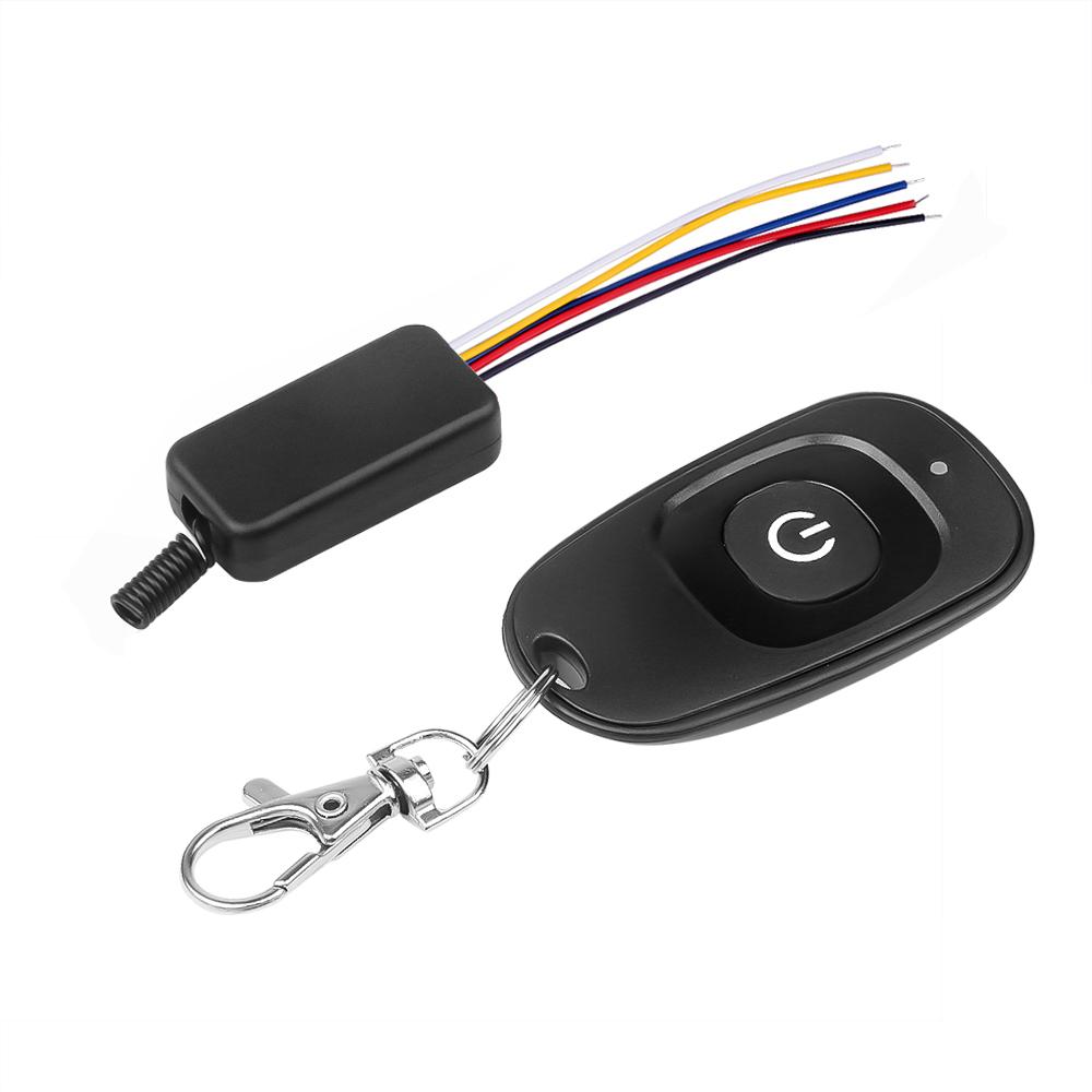 

433 МГц беспроводной пульт дистанционного управления DIY, модуль релейного приемника AK-LED-08A 5 В-12 В, радиочастотный передатчик, универсальное электронное управление замком для гаражных ворот