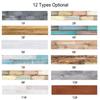 1PC Self Adhesive Wood Grain  Tile Stickers Waterproof PVC Removable Wall Stickers Decals   Wallpapers for Kitchen Bathroom Home Tidy