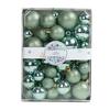 42Pcs 3/4/5cm Christmas Balls Set Glitter Surface Various Pattern Christmas Balls Shatterproof Home Reusable Ornaments