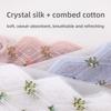 5 Pairs Socks Crystal Stockings Women's Summer Flower Crystal Socks Wicking Sweat Breathable Glass Socks
