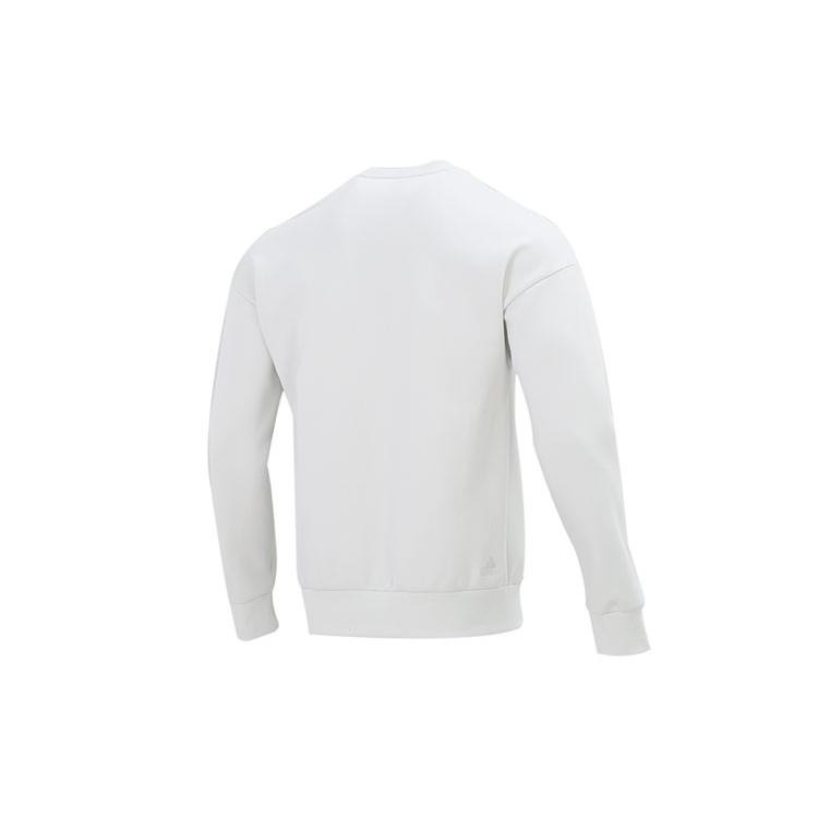 Adidas Sweatshirts Men's White Crew Neck Moderate Regular HE7465